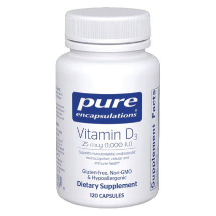 Vitamin D3 25 mcg (1,000 IU)