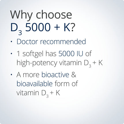 Vitamin D3 (5,000) with Vitamin K